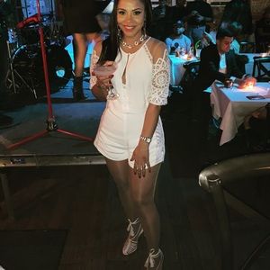 For Love & Lemons white women’s Romper